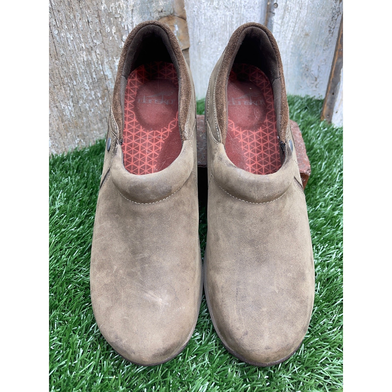 Dansko Patti Taupe Casual Slip On Shoes Women’s 41 US 10.5-11