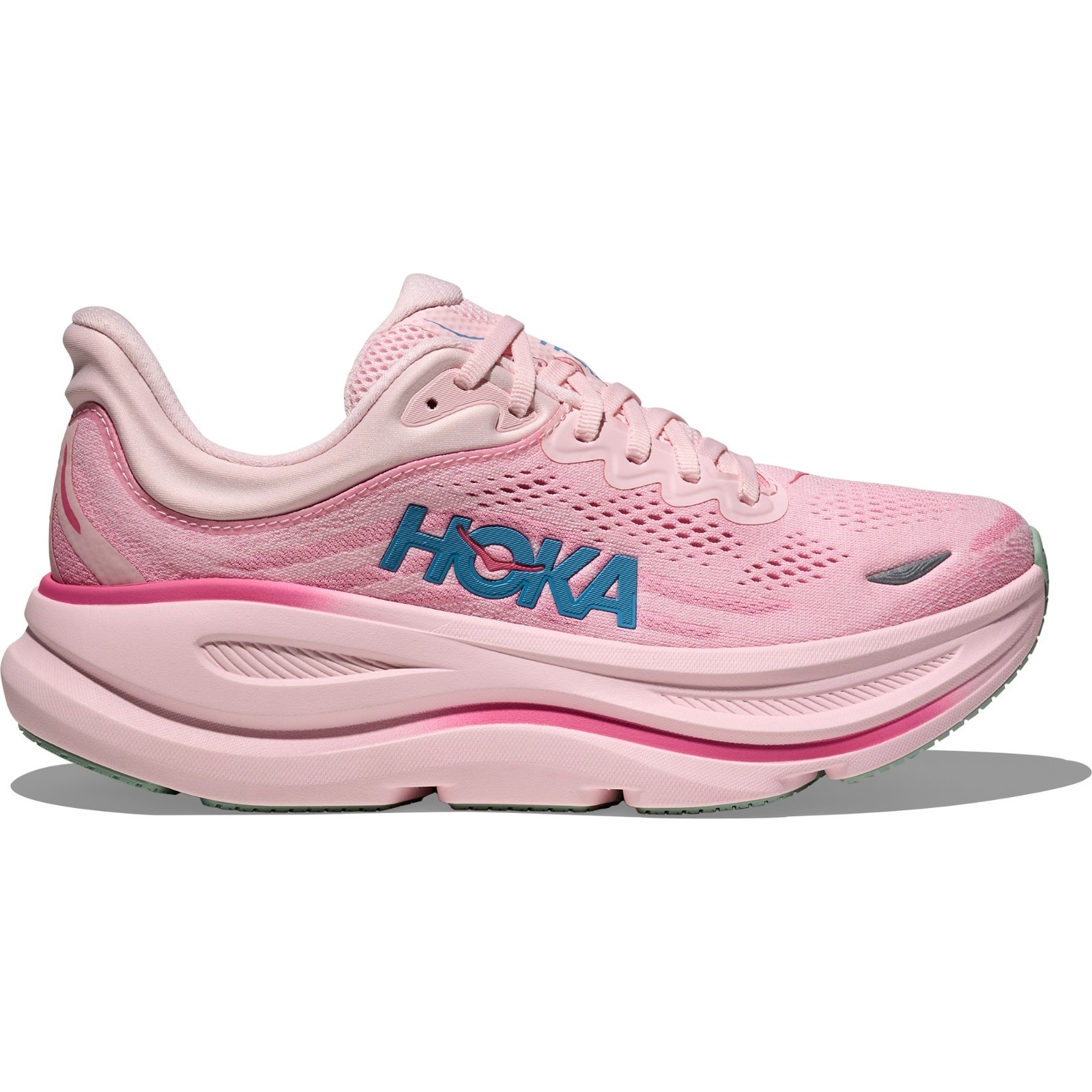 HOKA Bondi 9 Road-Running Shoes – Women’s, Color: Rose Tea/Petal