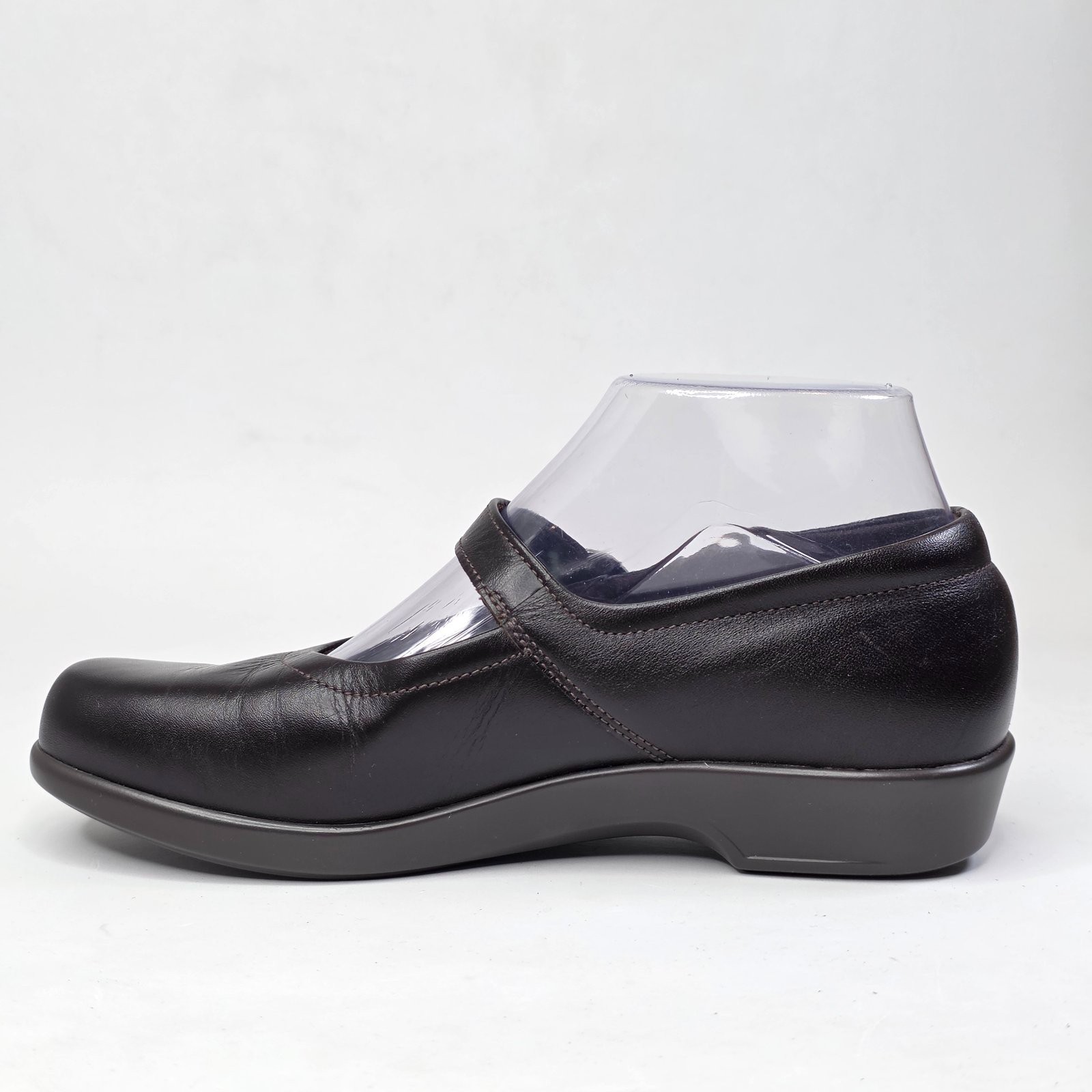 SAS Maria Mary Jane Women’s Shoes Size 6.5 M Dark Brown Leather Tripad USA Made