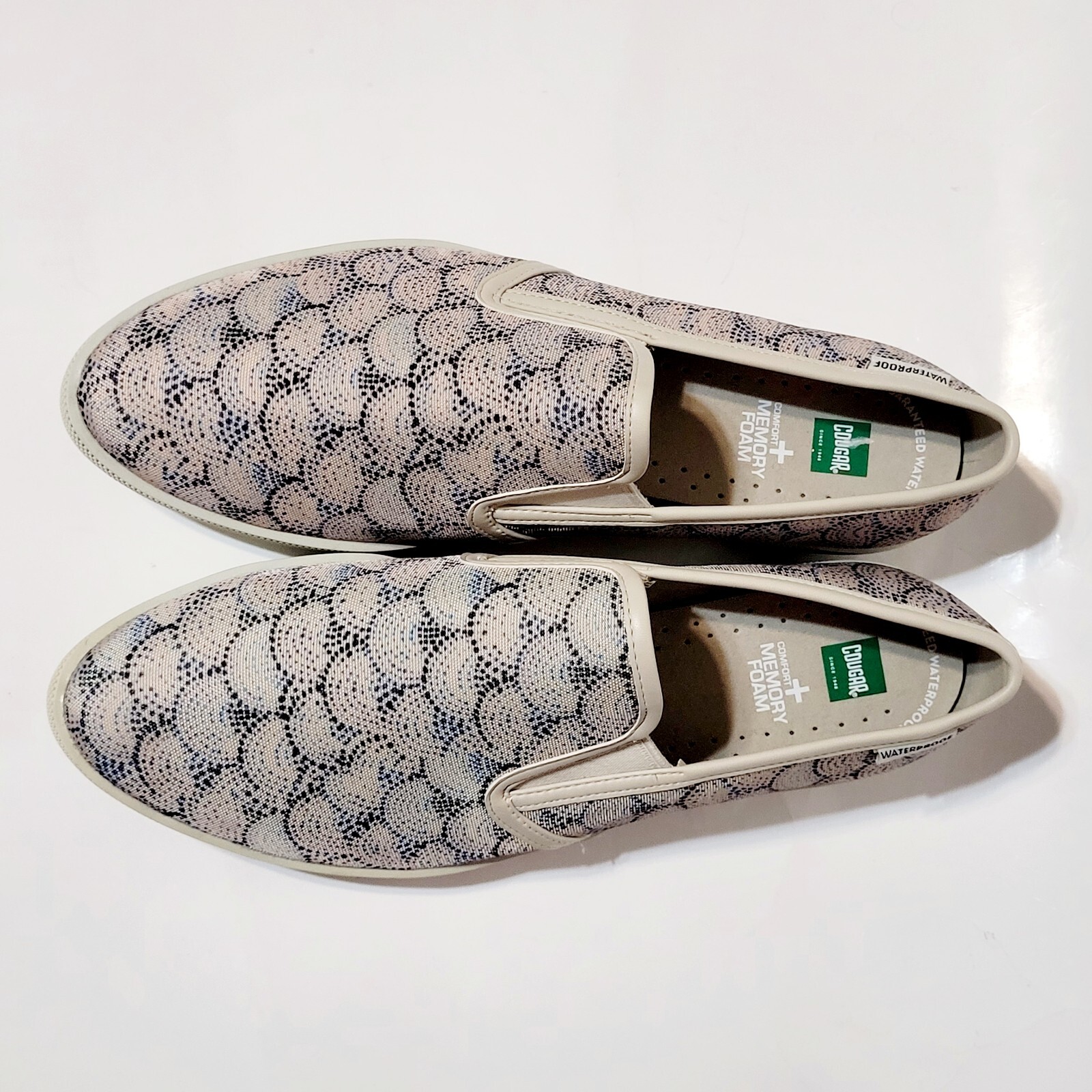 Cougar Lula Loafers Slip On Memory Foam Waterproof Comfort Sneaker Shoes Wms 10M