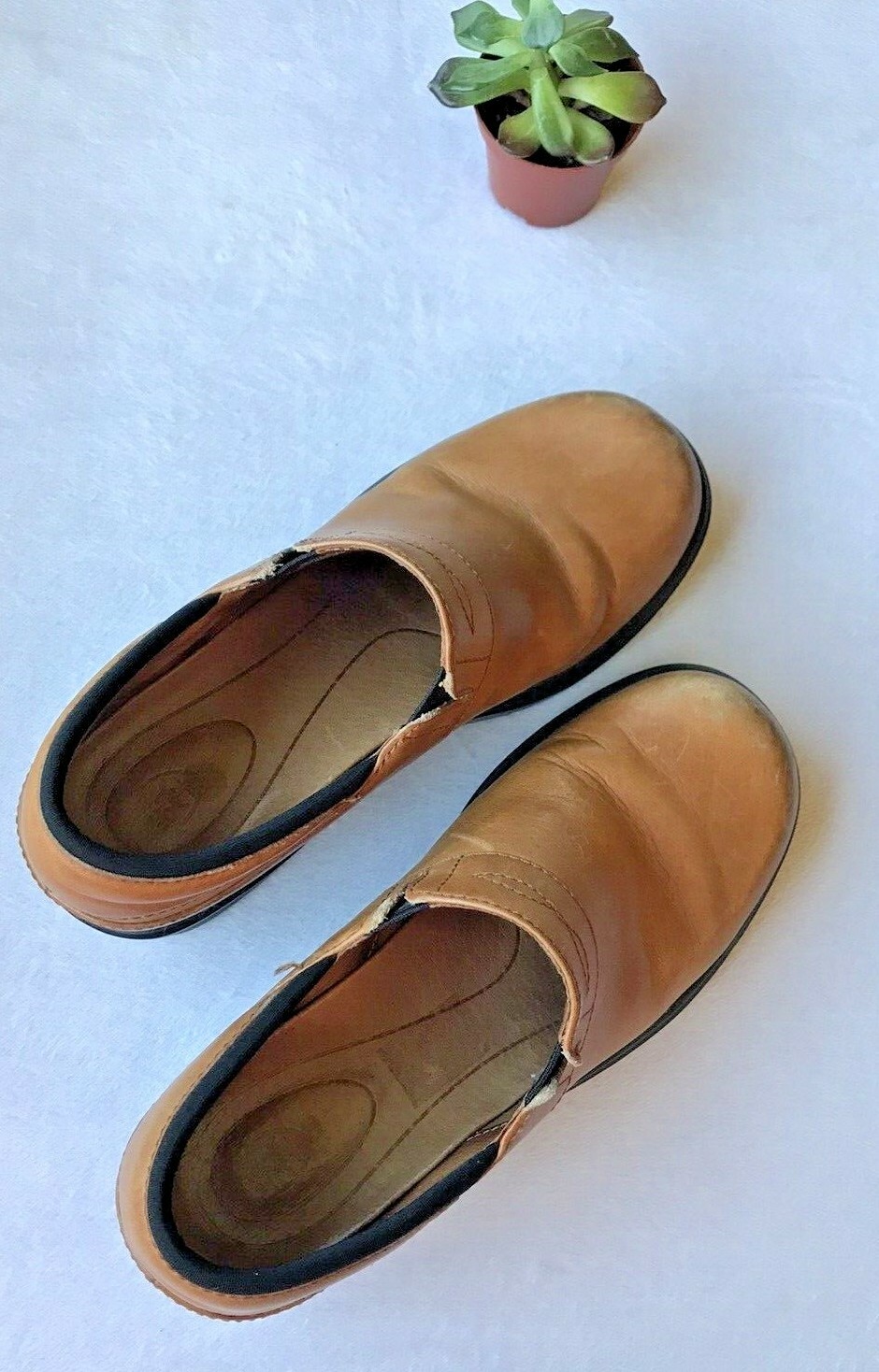 Ariat 93921 Santa Cruz Clogs Mules Slip-On Comfort Shoe Blonde Leather Womens 6B