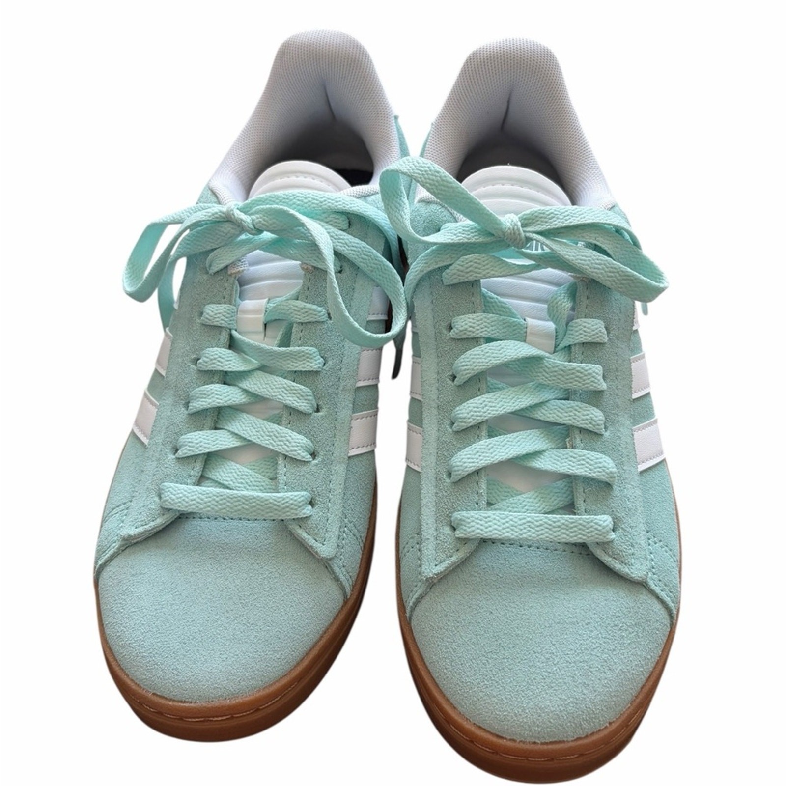Adidas Grand Court Alpha sneakers mint green gum sole size 6.5