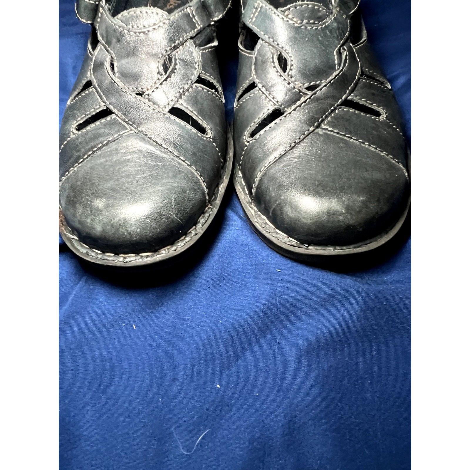 Clarks bendables comfort slip on shoes womens 8 cozycore walking hiking