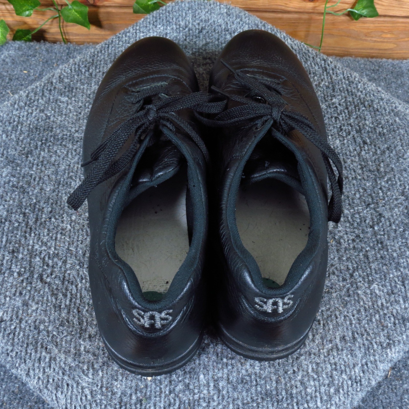 SAS Liberty Women Shoe 10.5 N Slip Resistant Work Service Walking Black Leather