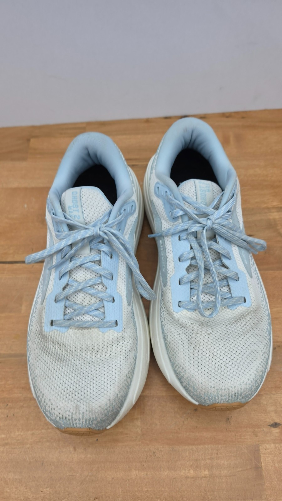 Brooks Shoes White Mesh Ghost Max Running Athletic Sneakers Sz 8