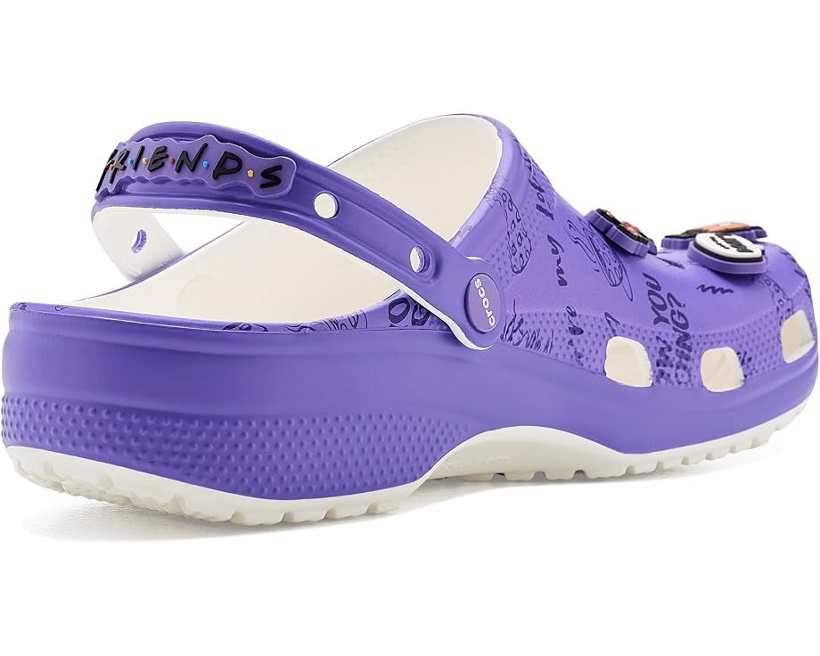 Crocs x FRIENDS Classic Clog 212952 with 12 Jibbitz Multi Size Unisex NEW