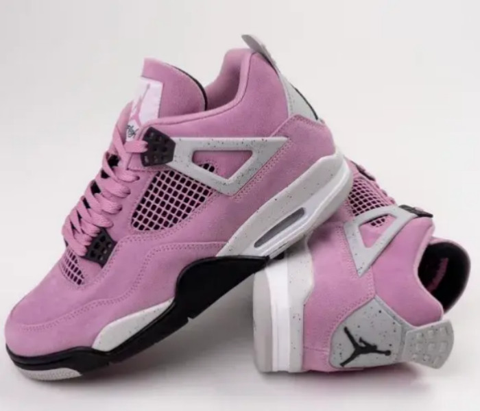 Nike Jordan 4 “Orchid” Retro Mid Top Basketball Shoes For Men/Women