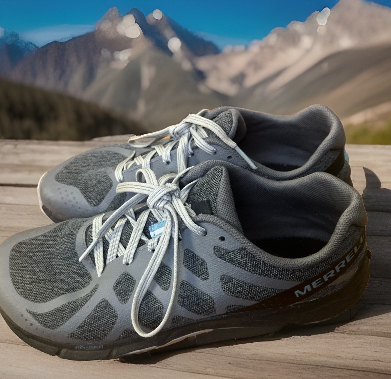 Merrell Women’s Bare Access Flex 2 Barefoot Running Shoes Size 7.5 Gray Hike