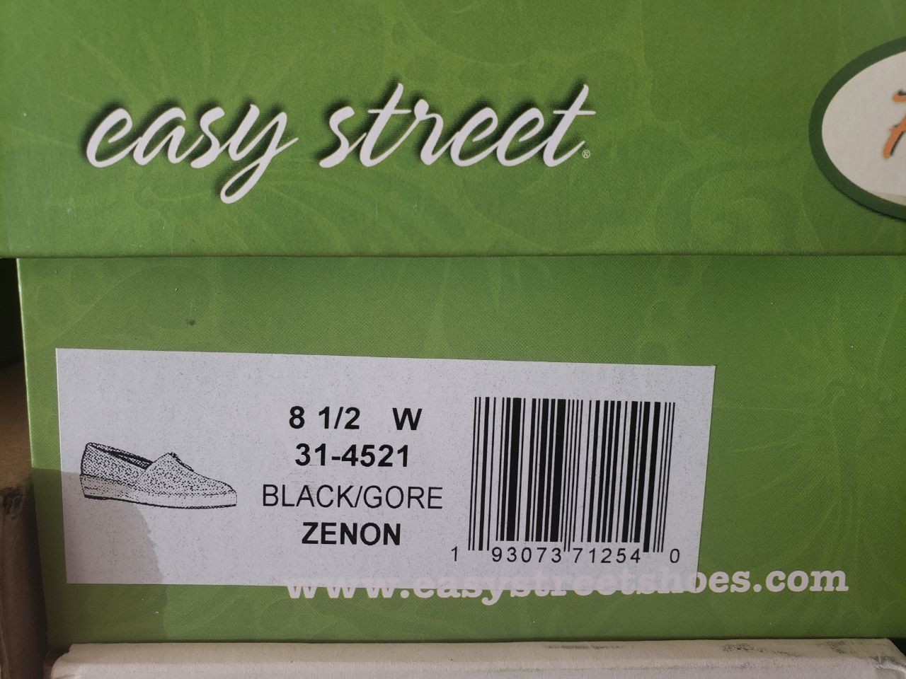 Women’s Easy Street Zenon Causal Shoes – Black Gore