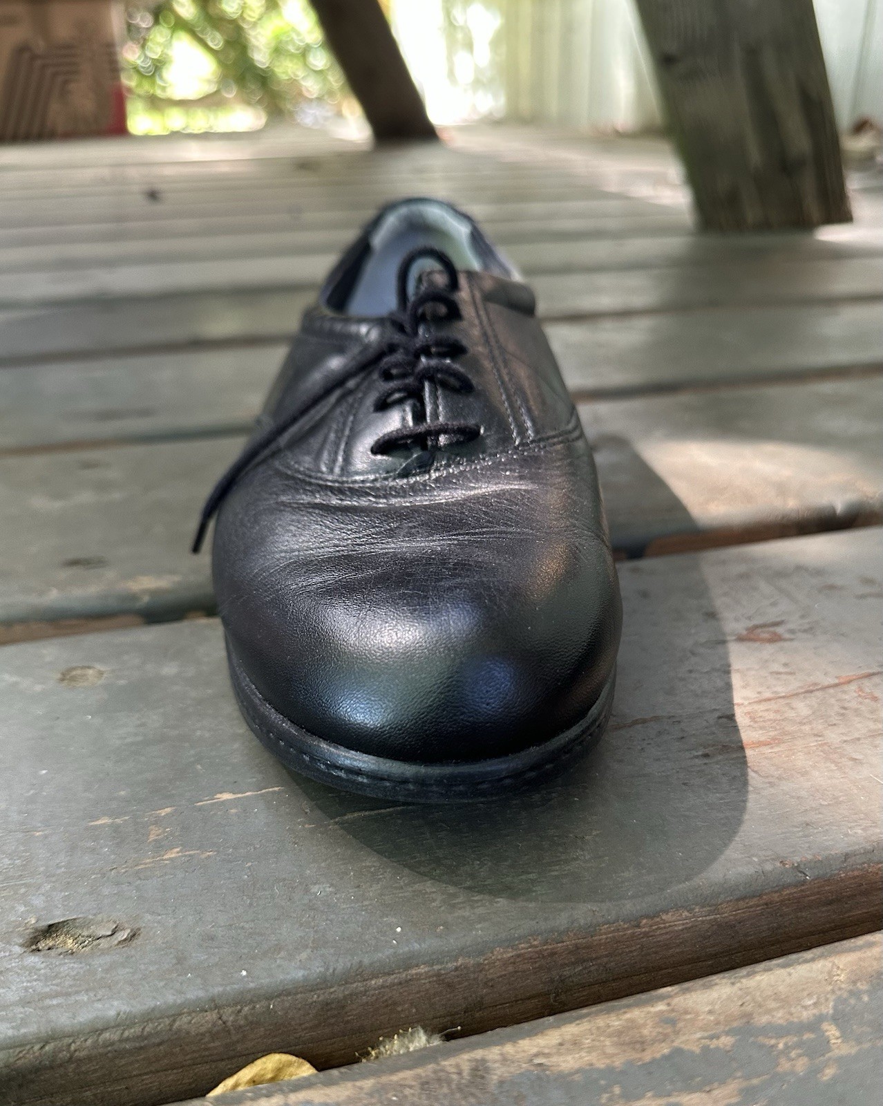 SAS Tripad Comfort Women’s Black Leather Lace-Up Oxford Shoes Size 10 N