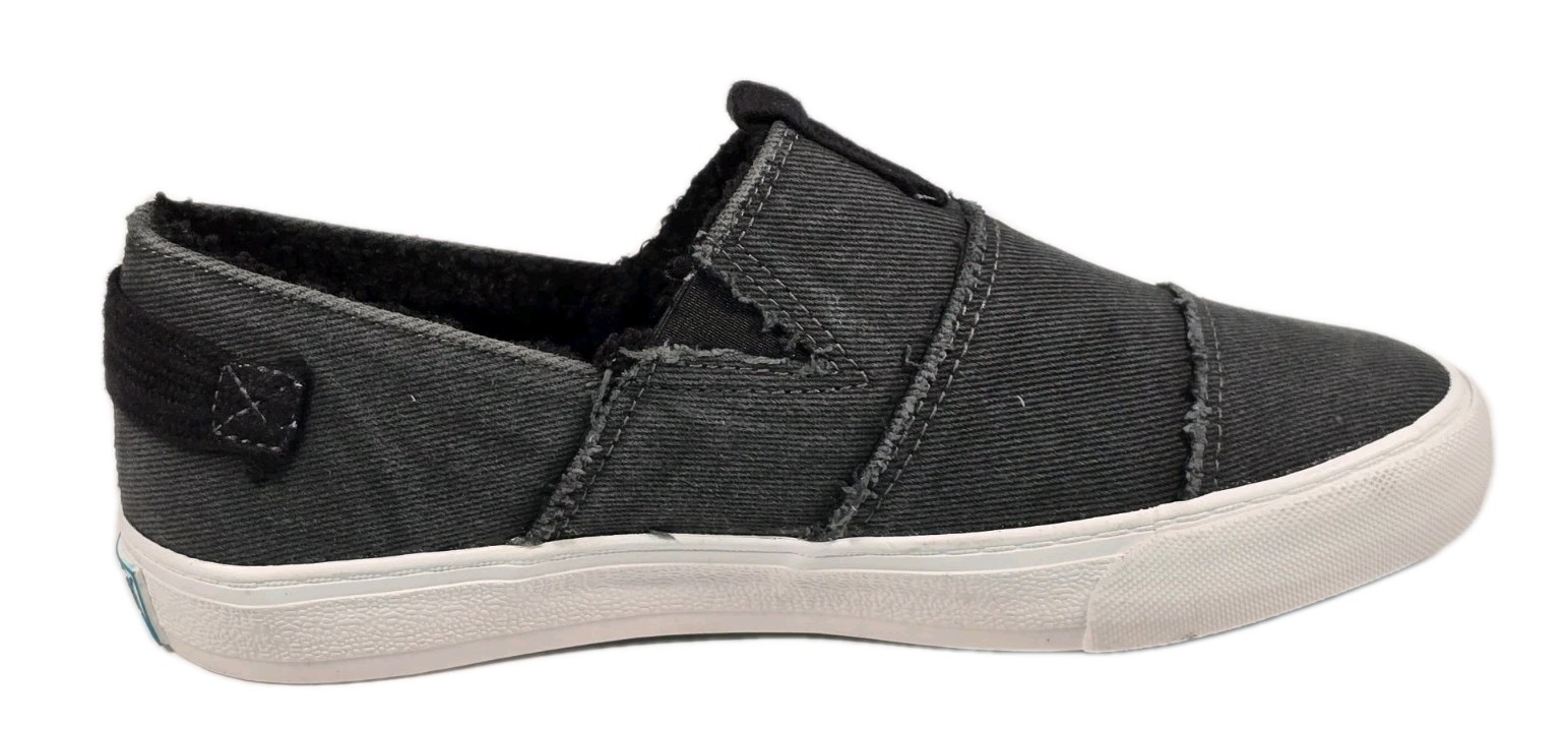 Blowfish Malibu URO SHR Black Hipster/Smoked Twill Women’s Sneakers Size 7.5