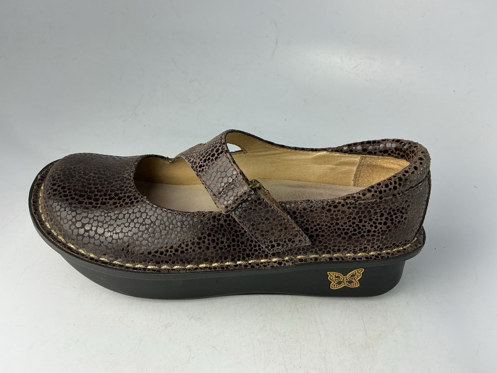 Alegria Dayna Choco Dottie Platfrom Wedge Mary Jane Brown 35- 5/ 5.5 US Women’s