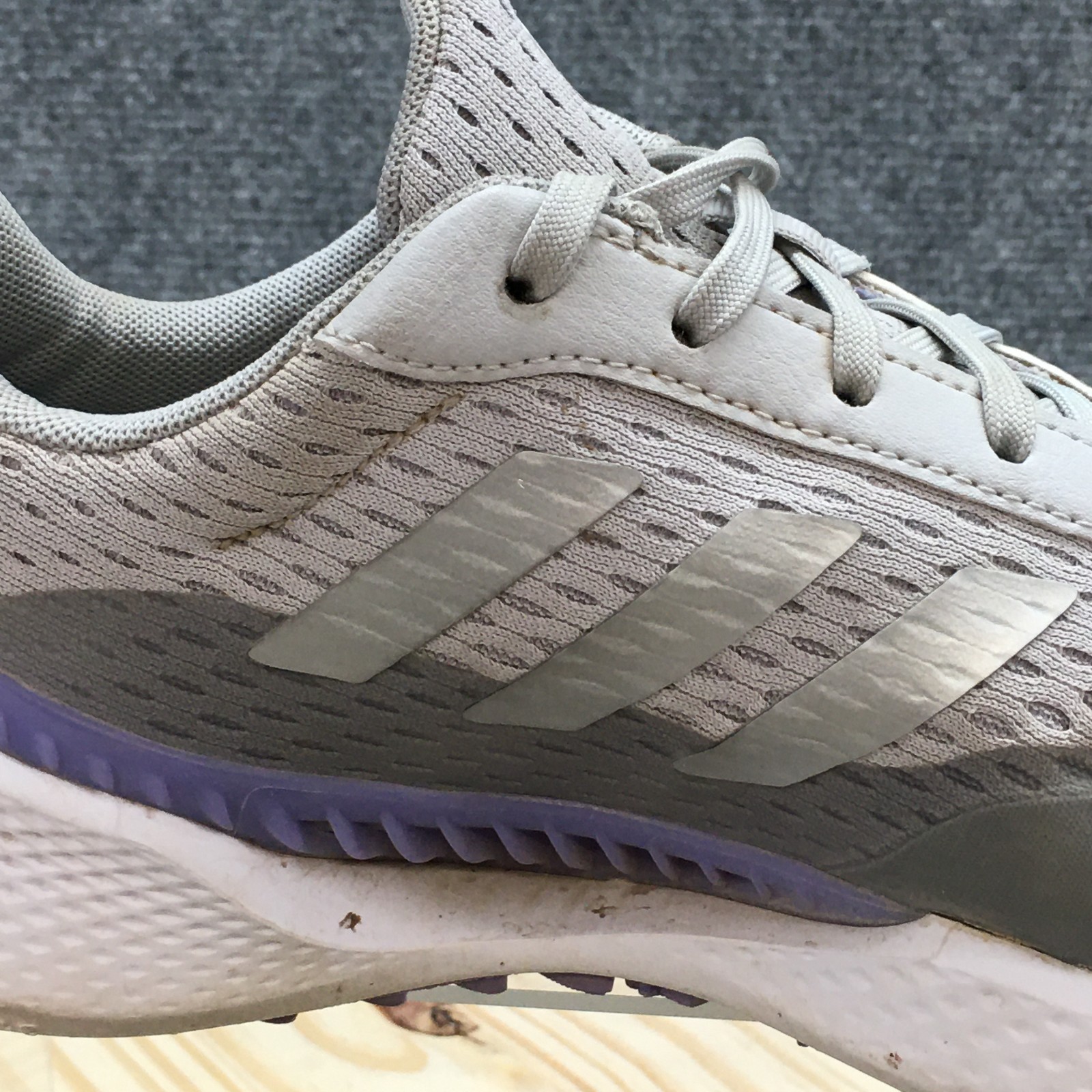 Adidas Sneaker Womens 6 Gray Summervent Athletic Golf Spikeless Laced Up Casual