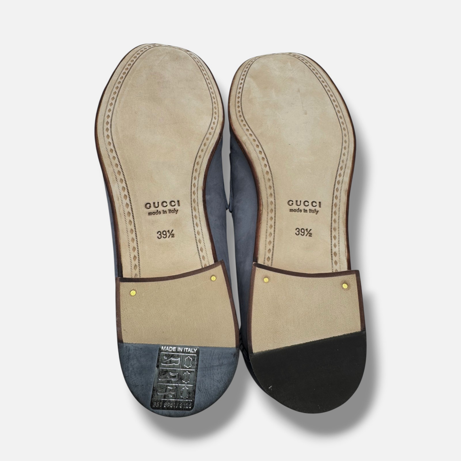 Gucci Women’s Gray Gigi Loafers Shoe Size 39.5