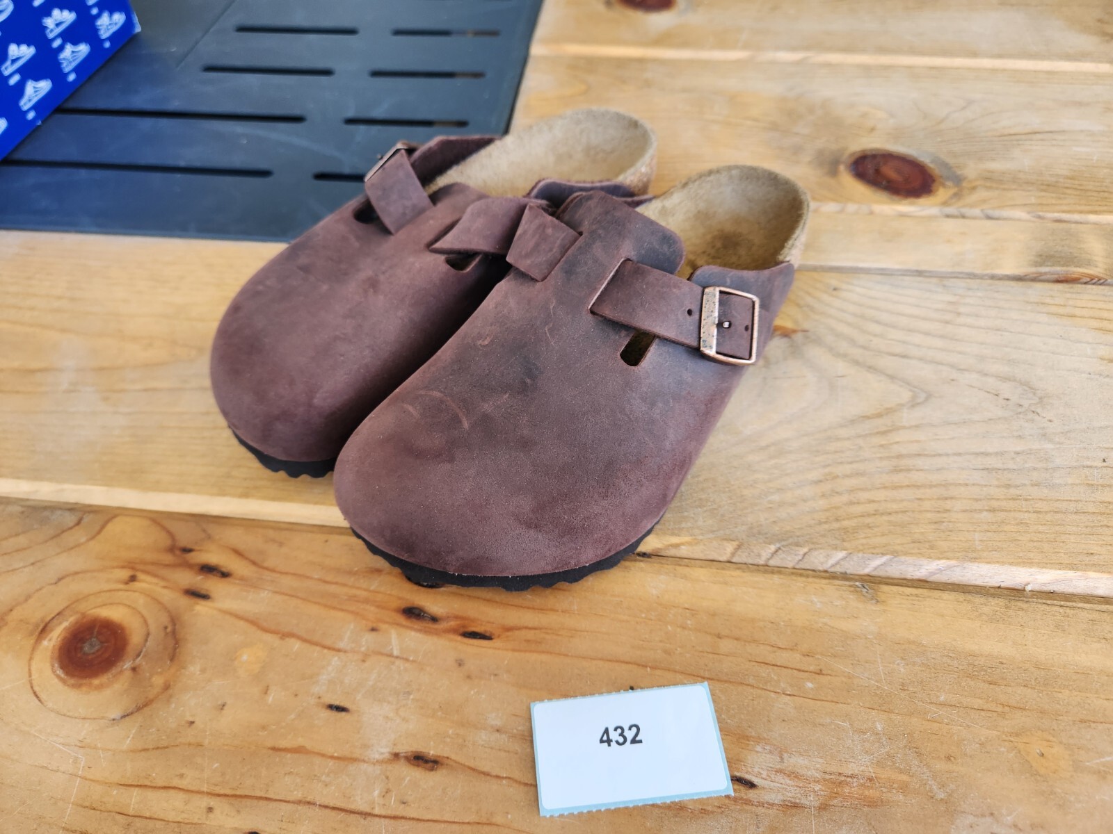 Birkenstock Boston Suede Clogs Brown Women’s US Size L6 EU 37