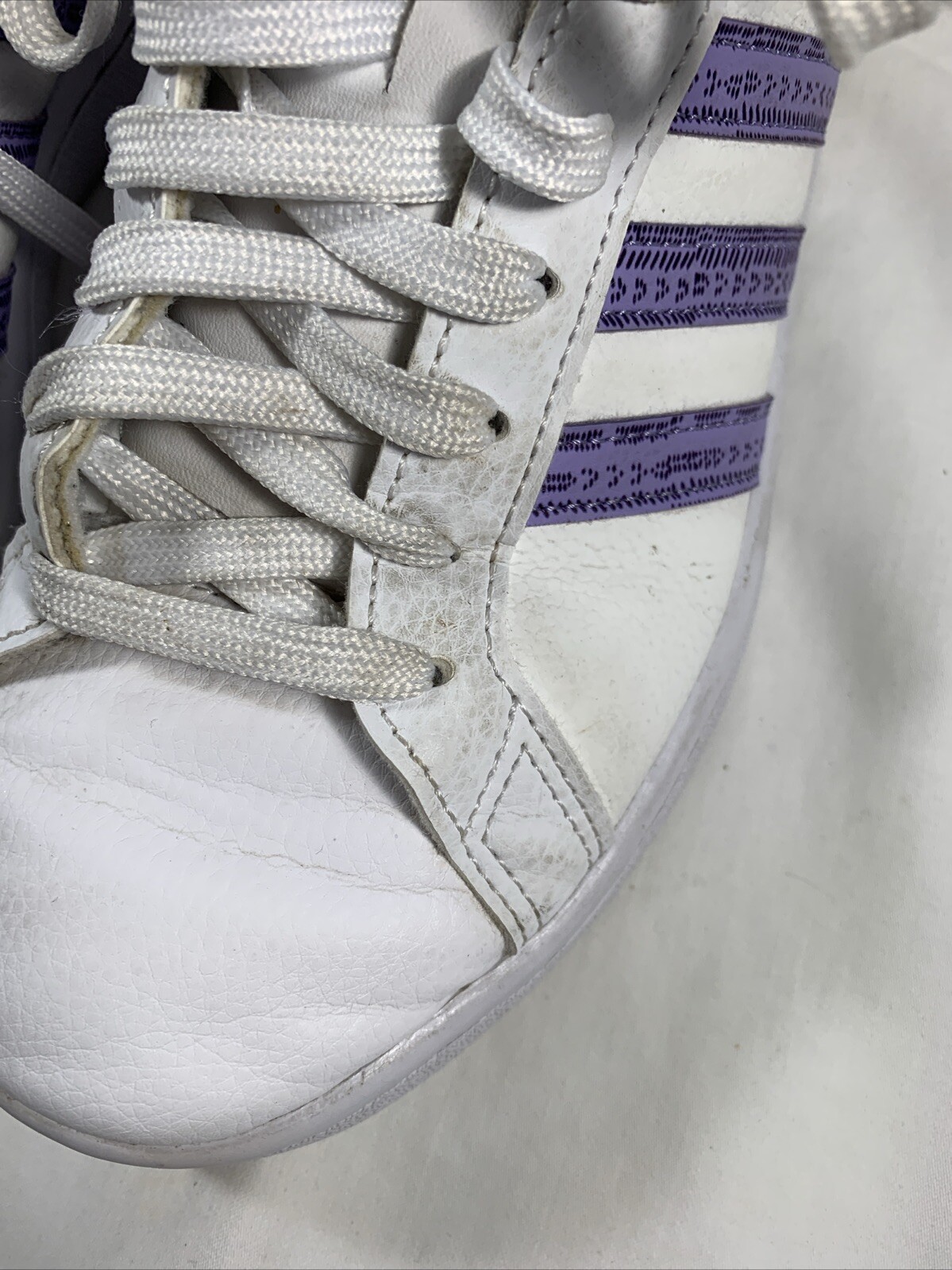Adidas Grand (Lifestyle) Court Women’s GW6246 – Flowers Purple Stripe- Sz 7.5