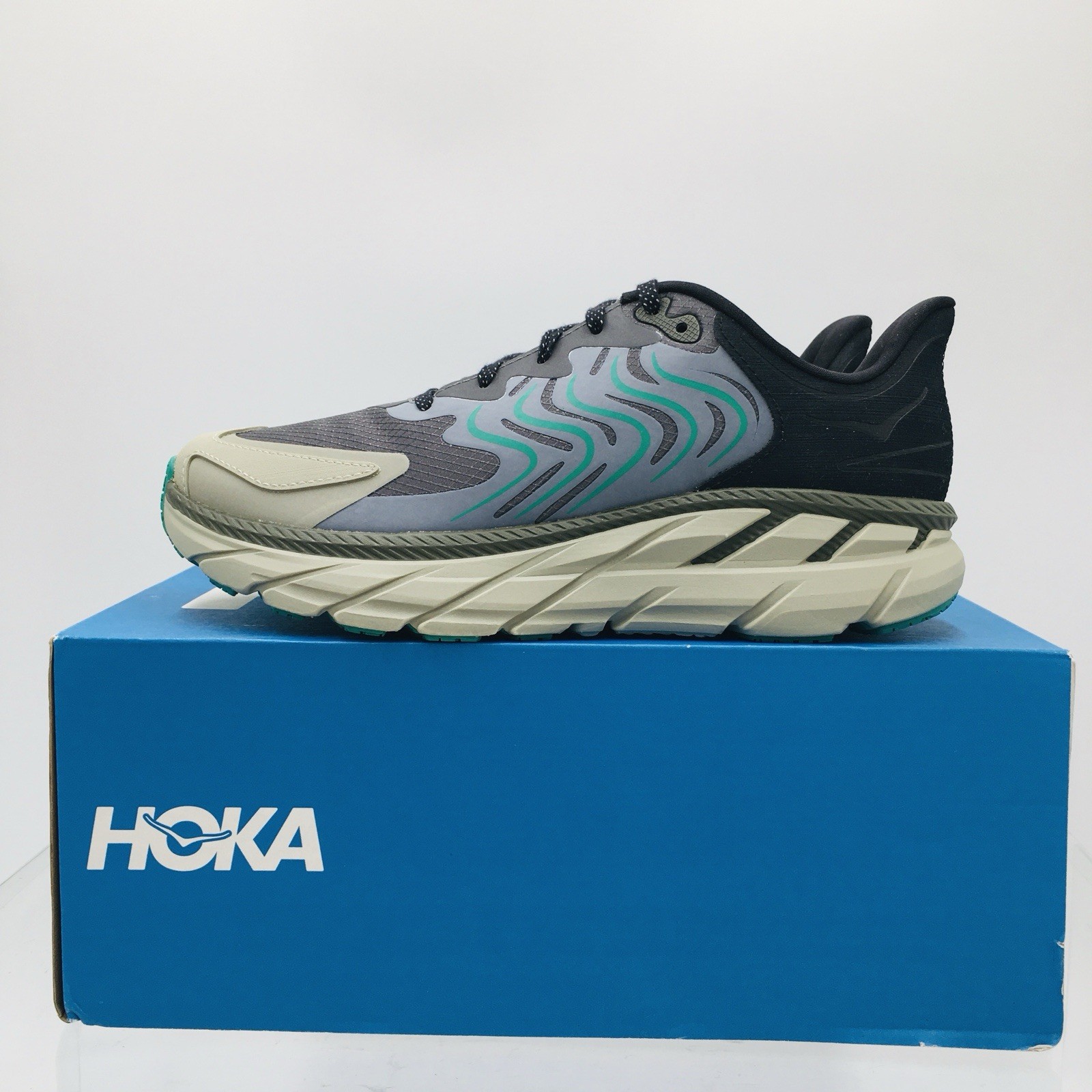 Hoka One One Clifton LS Castlerock / Barley- Women’s Running Shoes 8 B