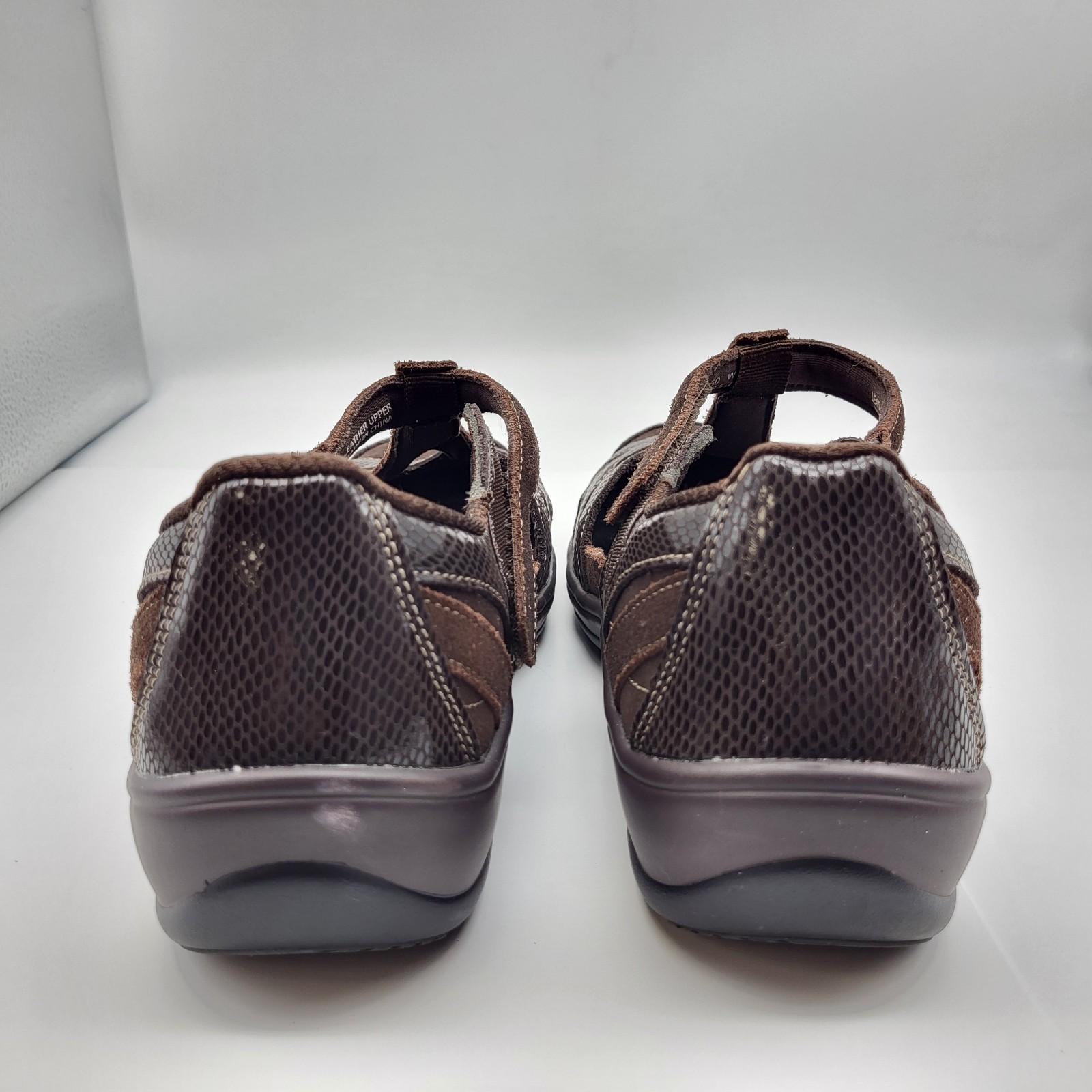 OrthoFeet Juno 860 Shoes Sz 9.5 Wide Brown Suede Mary Jane Walking Comfort