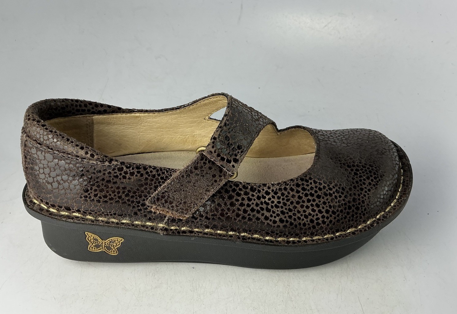 Alegria Dayna Choco Dottie Platfrom Wedge Mary Jane Brown 35- 5/ 5.5 US Women’s