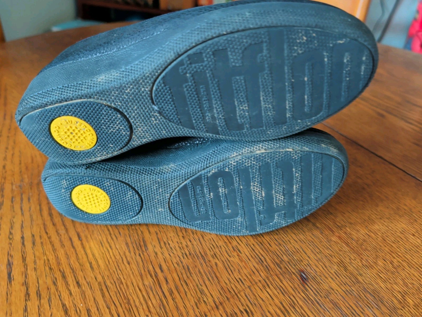 Fitflop Superskate Comfort Shoes Loafers Slip On Black Snake Print Womens Sz 5.5