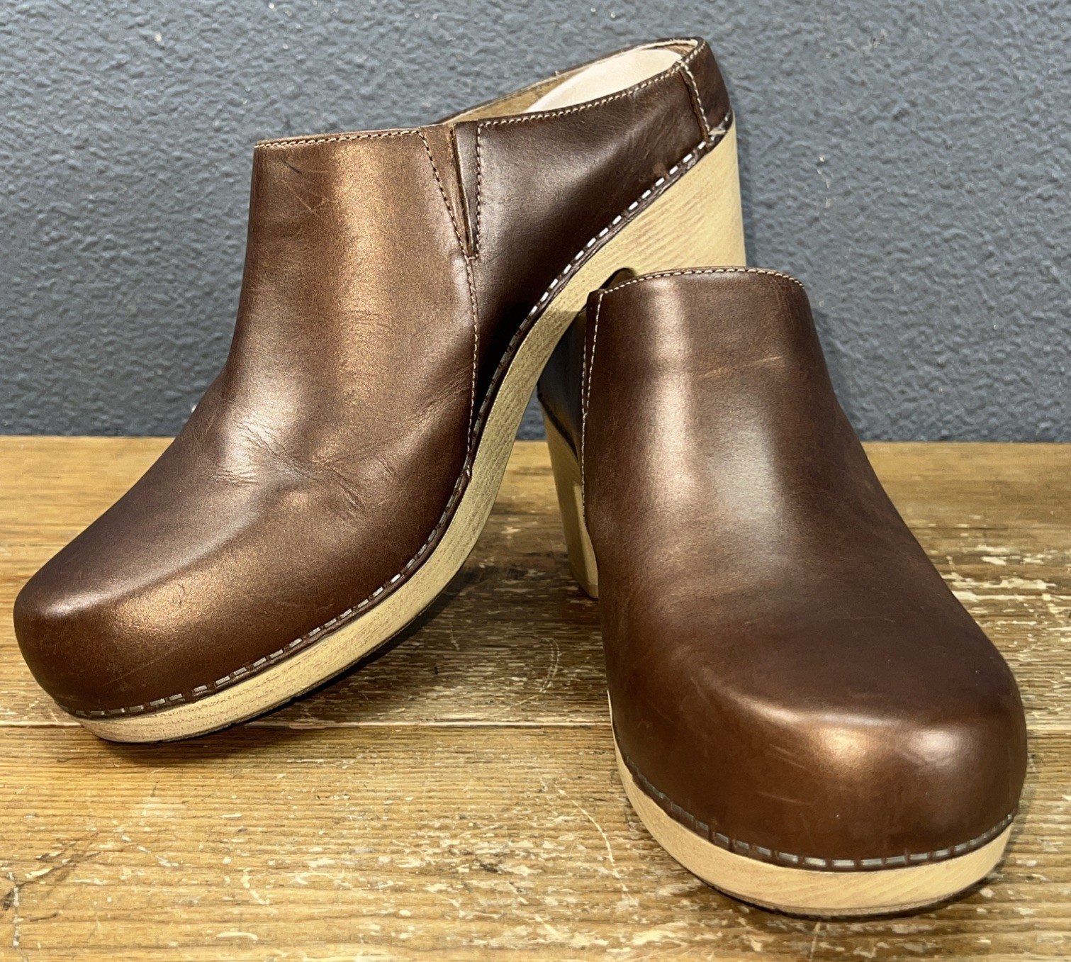 DanskoS Slip On Clog Mule Copper Size 42 US 11 Comfort Nursing Occupational