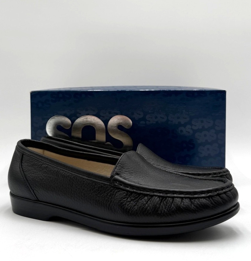SAS SIMPLIFY BLACK Women’s NEW Slip-On Loafer Black Multiple Sizes