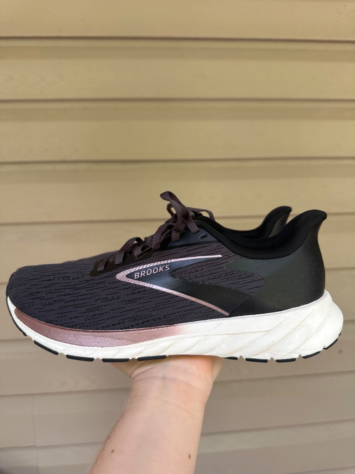 Brooks Anthem 7 Womens Shoes Sz 7.5 B Running Dark Gray Mesh Lace Up Sneakers