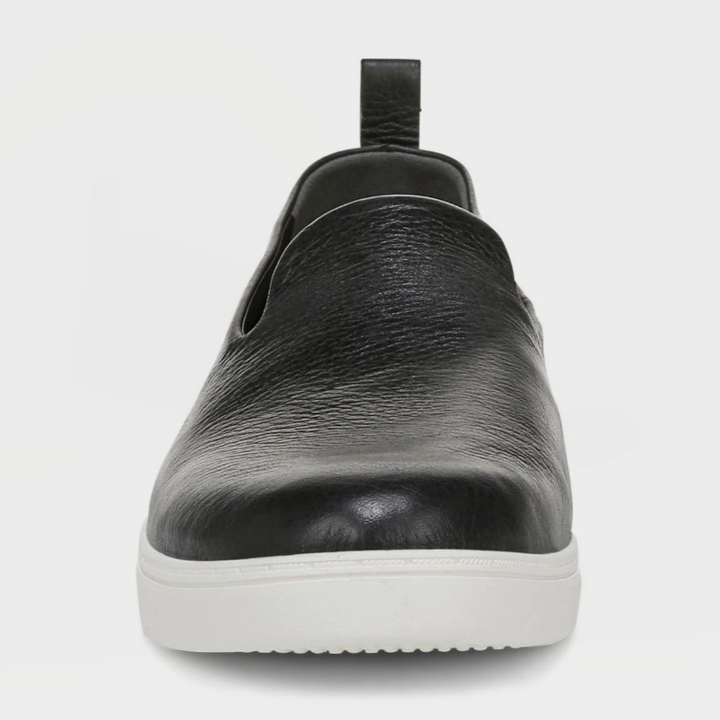 VIONIC Uptown Willa Slip On Sneaker – Black Leather NEW