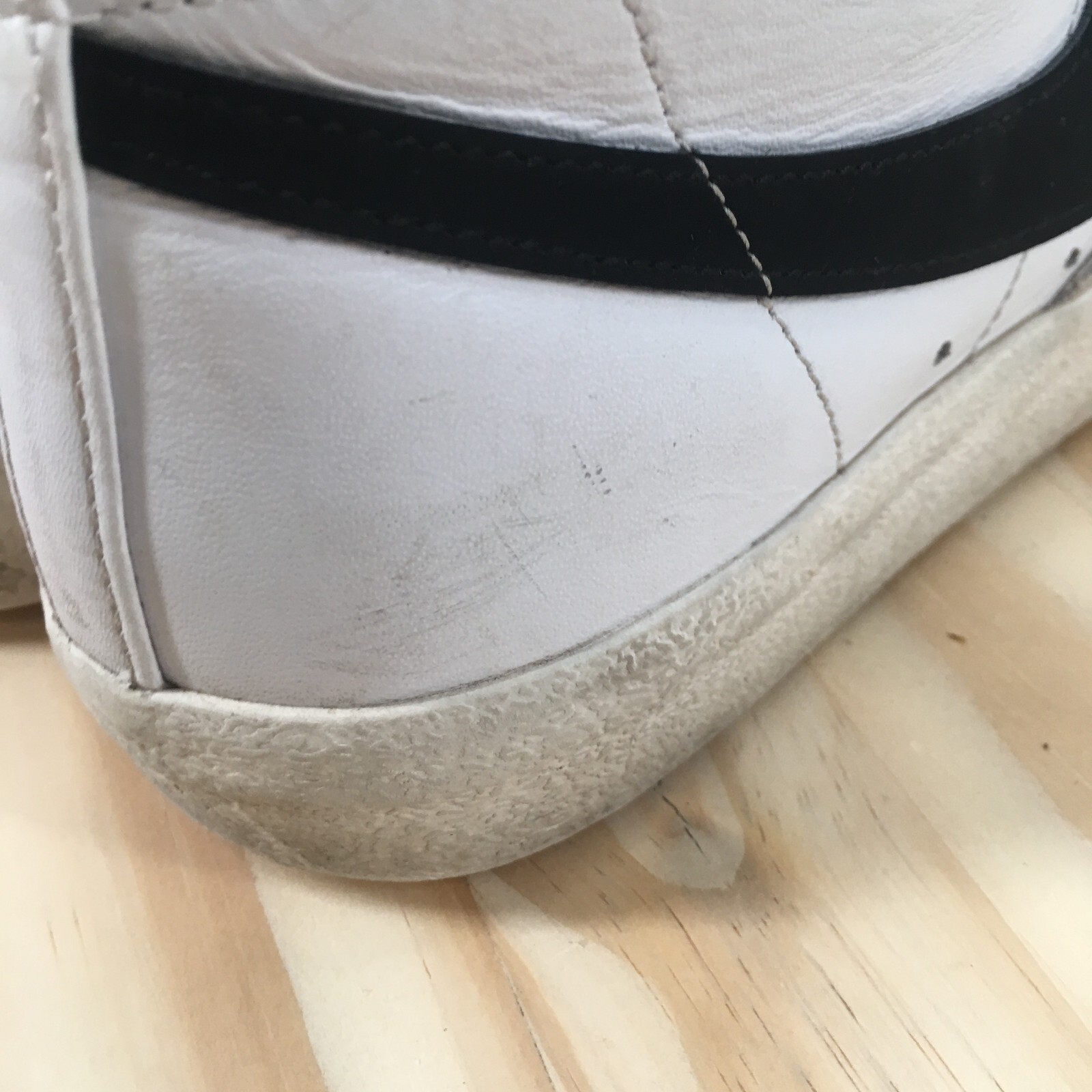 Nike Shoes Womens 9.5 Blazer Mid ’77 Vintage Sneakers White Lace Up Athletic