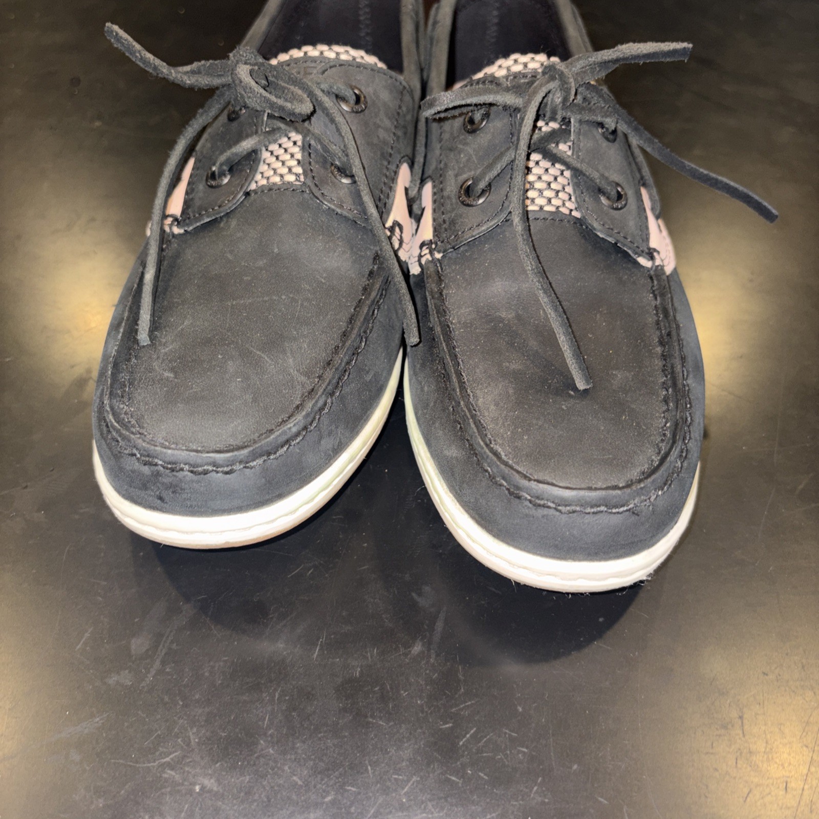Women’s Sperry Koifish Mesh in Pink And Black Size 8 Preppy Weekend Travel
