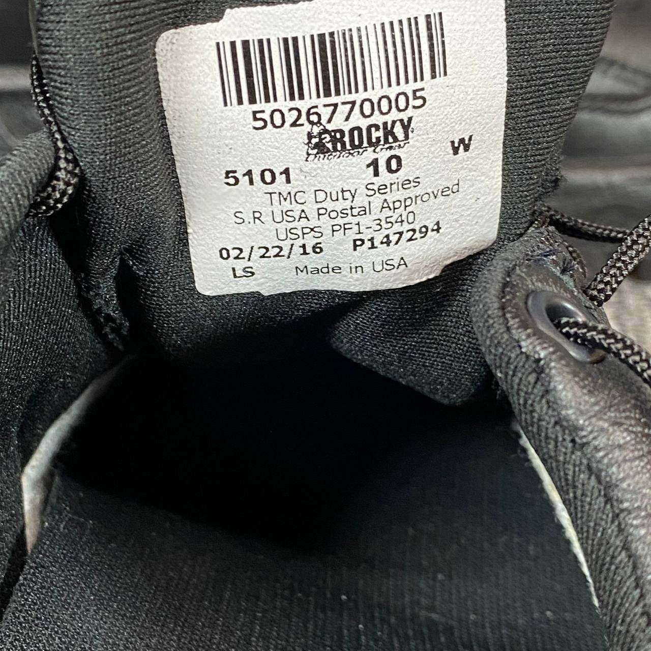 Rocky TMC Postal Approved Duty Shoes Womens 10 W Black Leather Oxford 5101