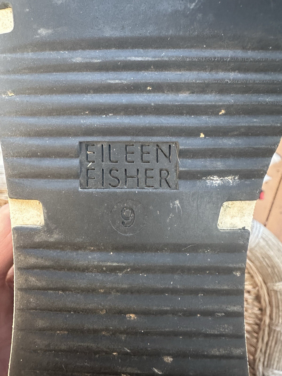 EILEEN FISHER Sustainable Mesh Knit Strappy Sneakers Navy & Black Size 9