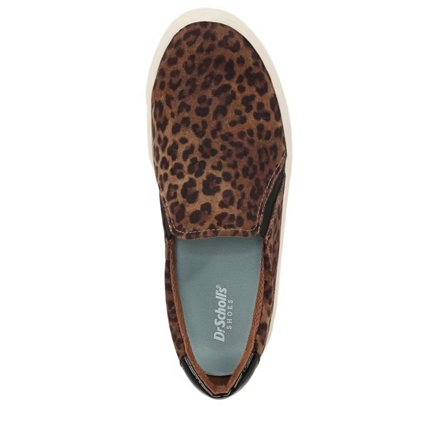 Dr Scholls Nova Women Brown Black Platform Slip Ons Size 7M New Box
