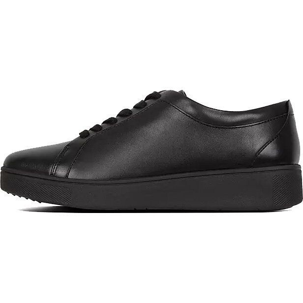 Fitflop Women’s Leather Sneaker Rally Comfort Shoes R29-090 All Black