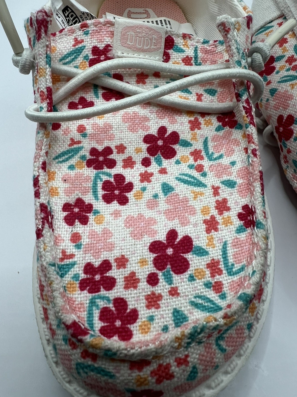 Hey Dude Little Kids Size 10 Cushioned Comfort Shoes Flowers Slip On