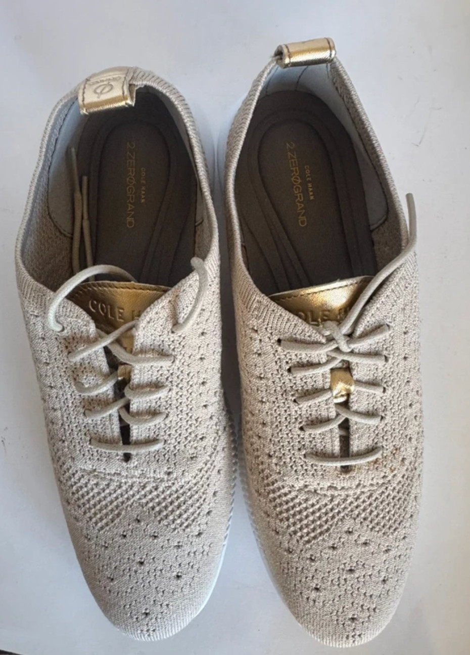 Cole Haan women’s tan lace up sneakers size 7
