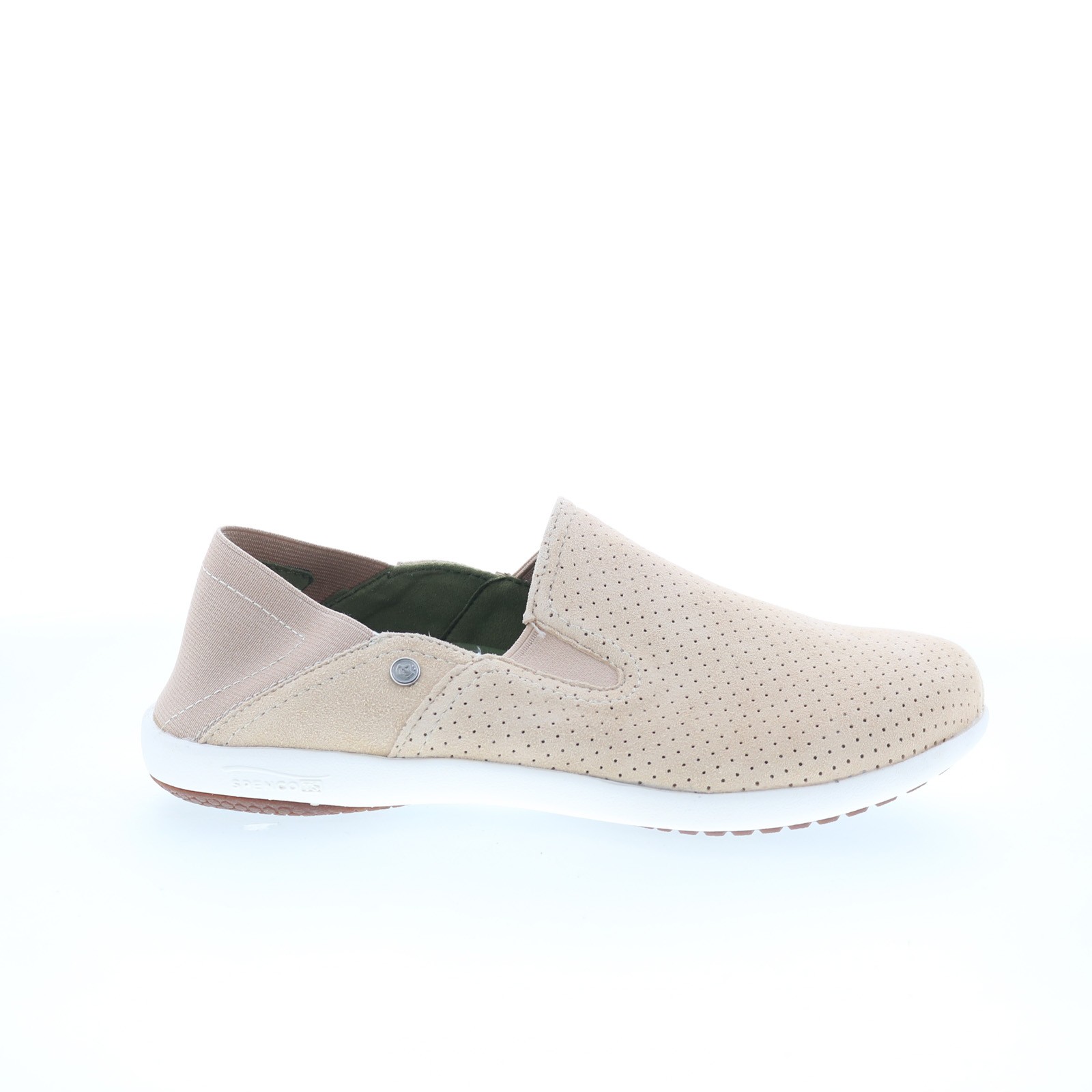 Spenco Siesta Slip-On Convert SP1010TAN Womens Beige Loafer Flats Shoes 6.5