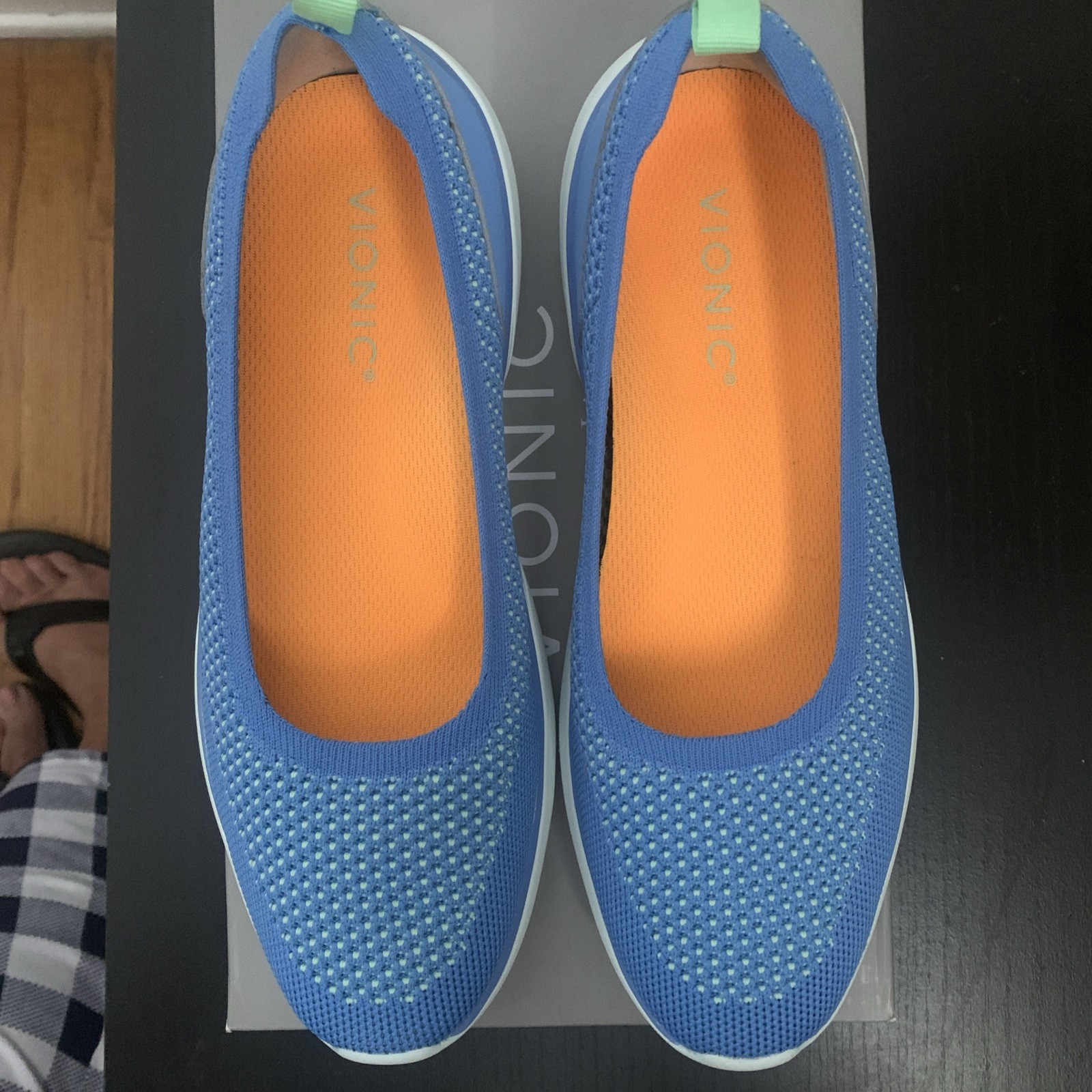Vionic Orthaheel Blue Kallie 6.5