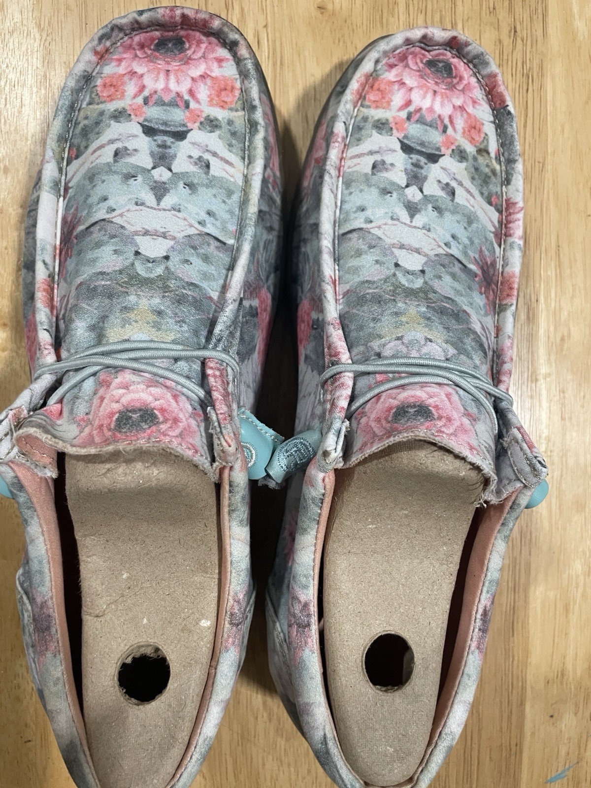 Roper Western Cactus Print Comfortable Slip On