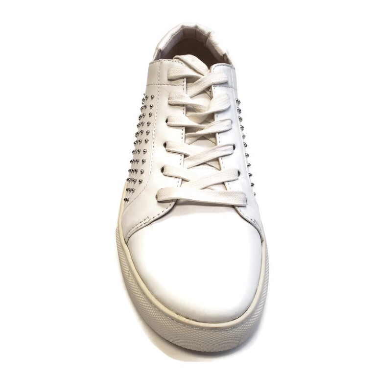 Kenneth Cole Kam 3 Womens Size 7.5 White Leather Fashion Sneakers Shoes Flat New