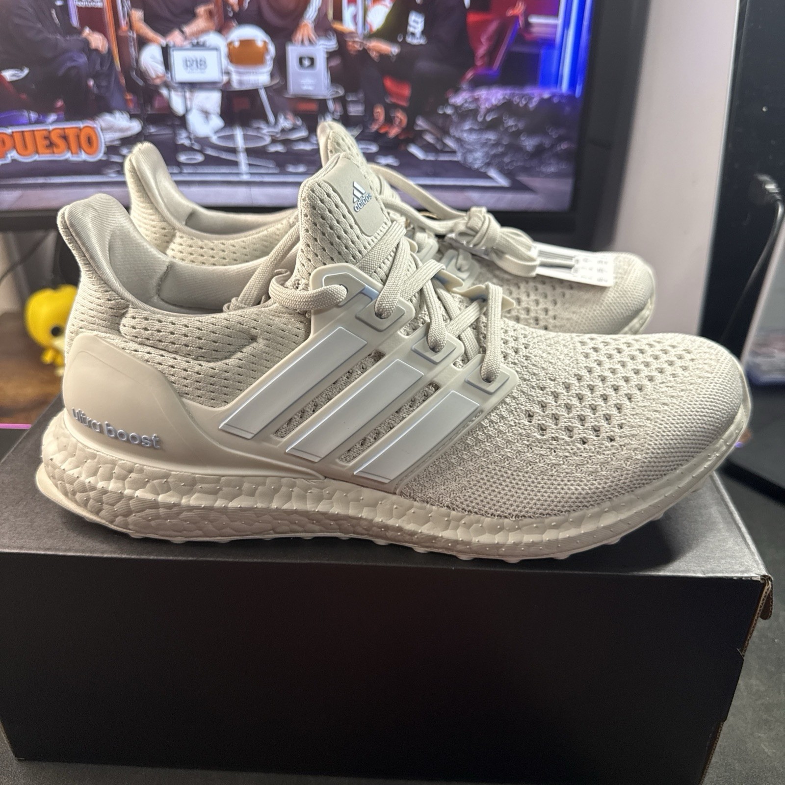 adidas Ultraboost 1.0 – Women’s (Grey/White/Blue)