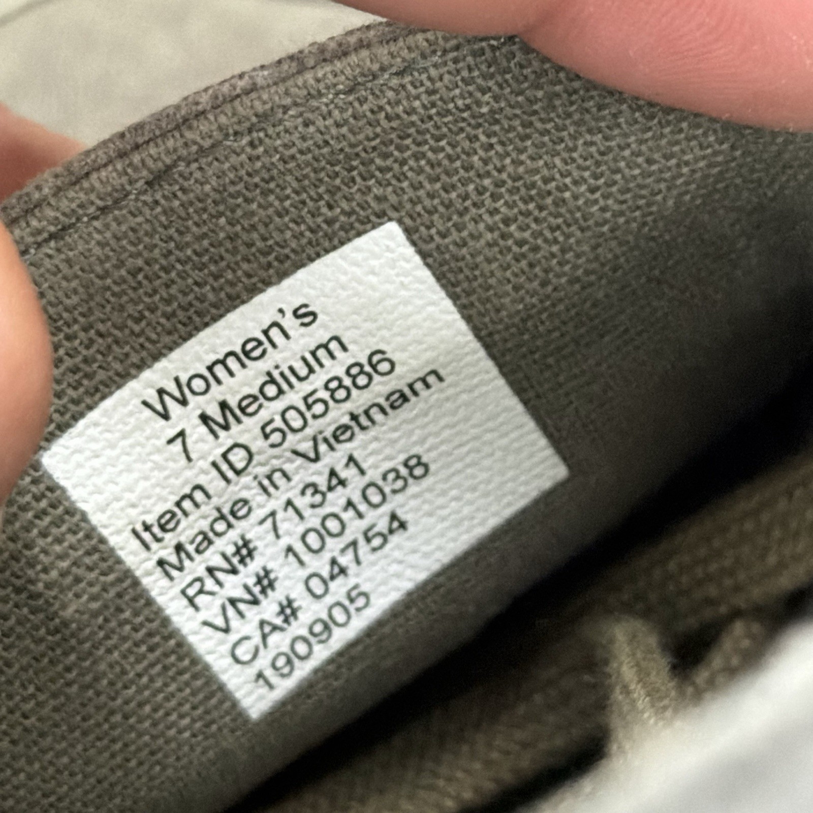 LL Bean Womens Campside 505886 Casual Sneakers Shoes Canvas Green Size 7 Medium