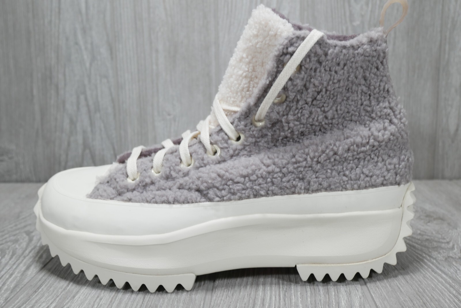 Converse (Run Star Hike) Platform Sherpa Mauve Shoes Women’s 9 New 172202C
