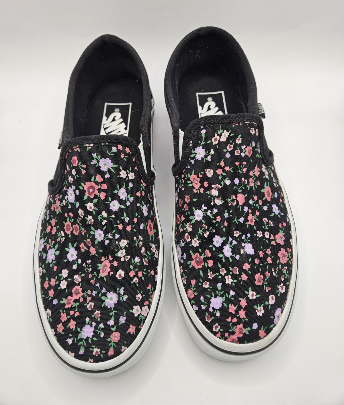VANS Classic Slip-On Floral Canvas Shoe US 6.5