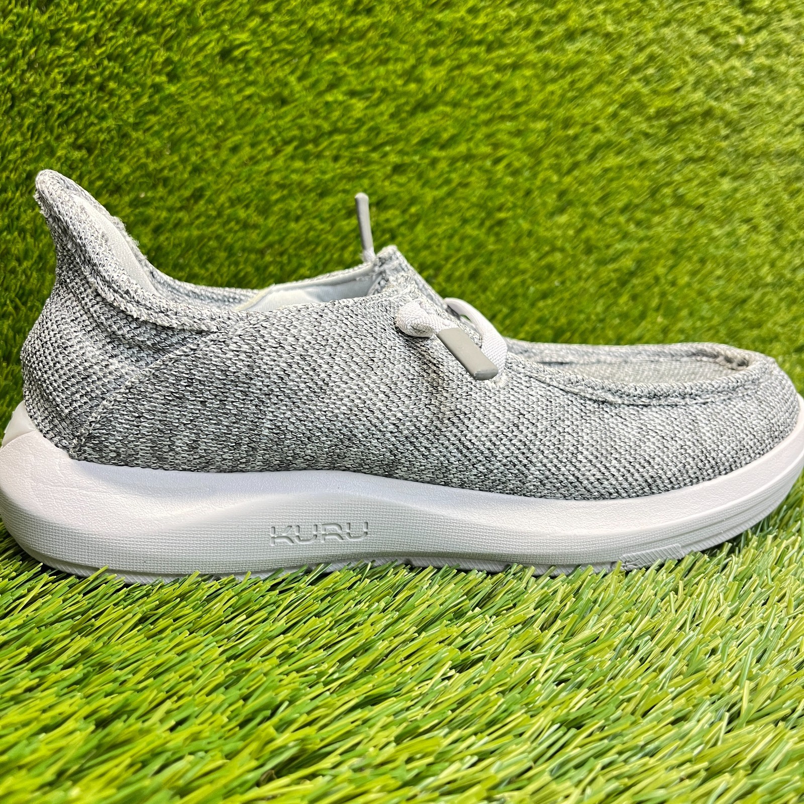 Kuru Draft Rento Womens Size 8.5 Gray White Casual Walking Outdoor Slip On Shoes