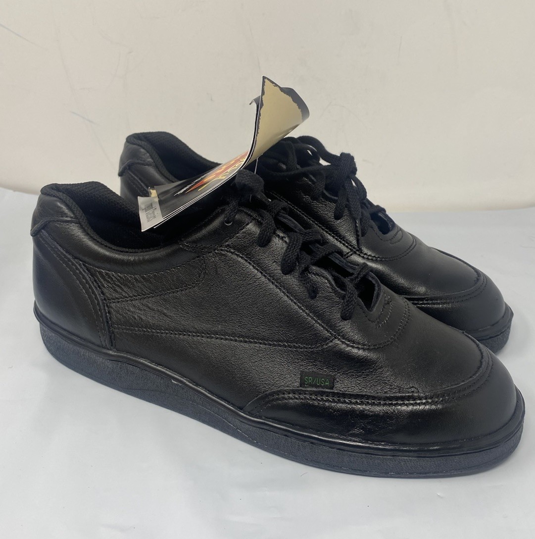 Lady Thorogood Women’s Black Leather Work Shoes 534-6333 Made in USA Size 9.5