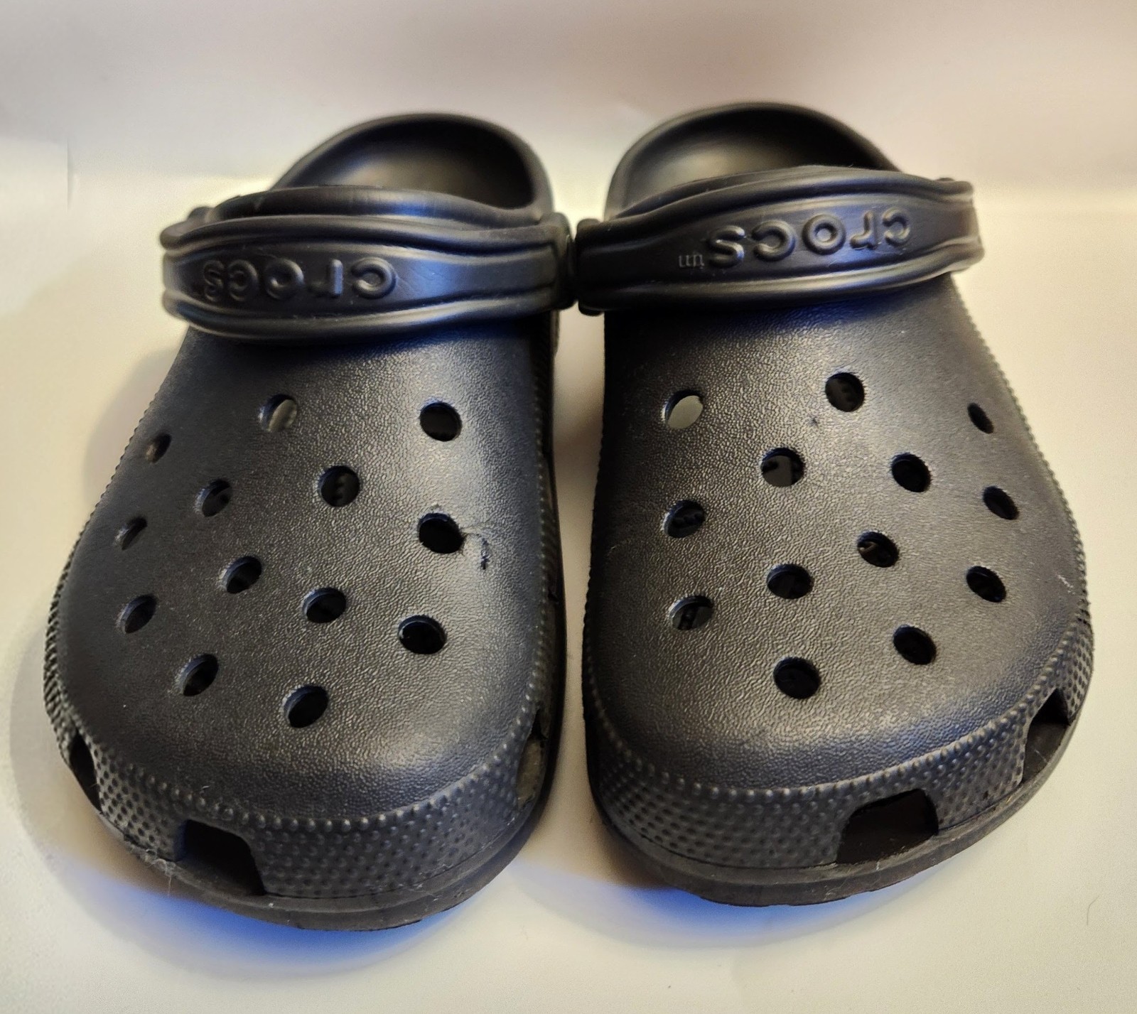Women’s Black Classic Crocs Slip On Clogs Comfort Garden Shoes Size 8
