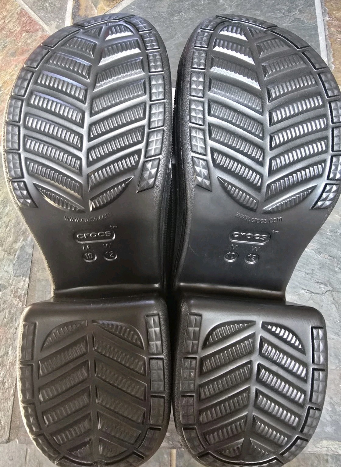 Crocs Siren Clog Mule Croslite Platform UNISEX 208547-001 BLK (Size M10/W12) NWT