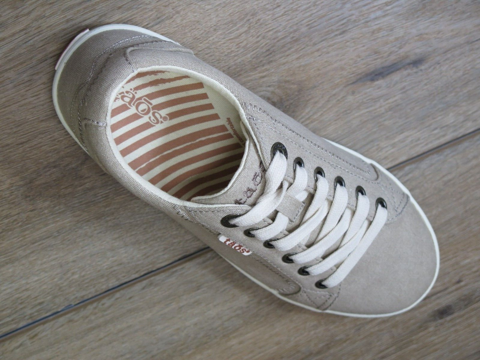 Women’s Taos Star Casual Sneaker Oat Wash Canvas *12844-OAT SZ 7.5M & 8W