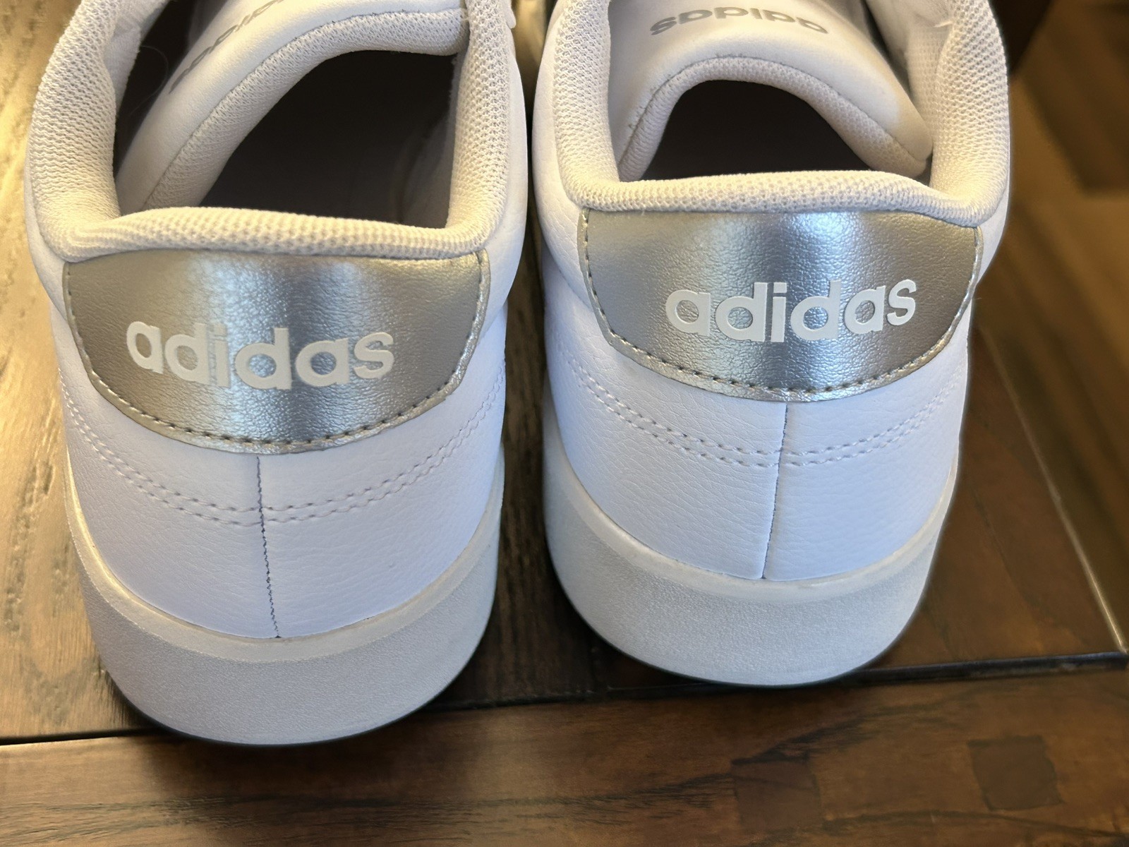 New Women Adidas Grand Court White Black Trainers Sneakers Shoes Size 6